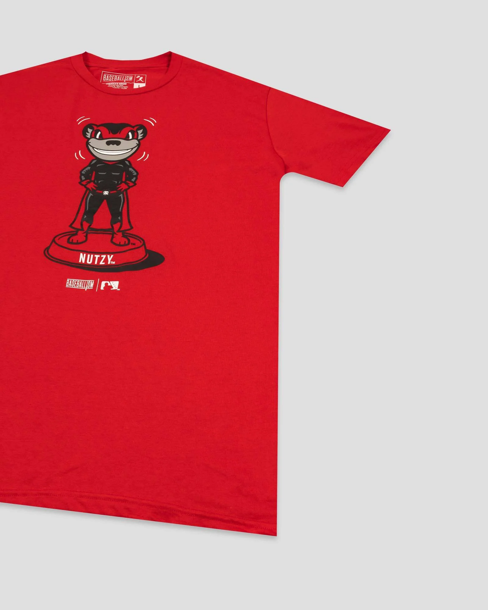 Richmond Flying Squirrels Baseballism Nutzy Bobblehead Tee - Image 3