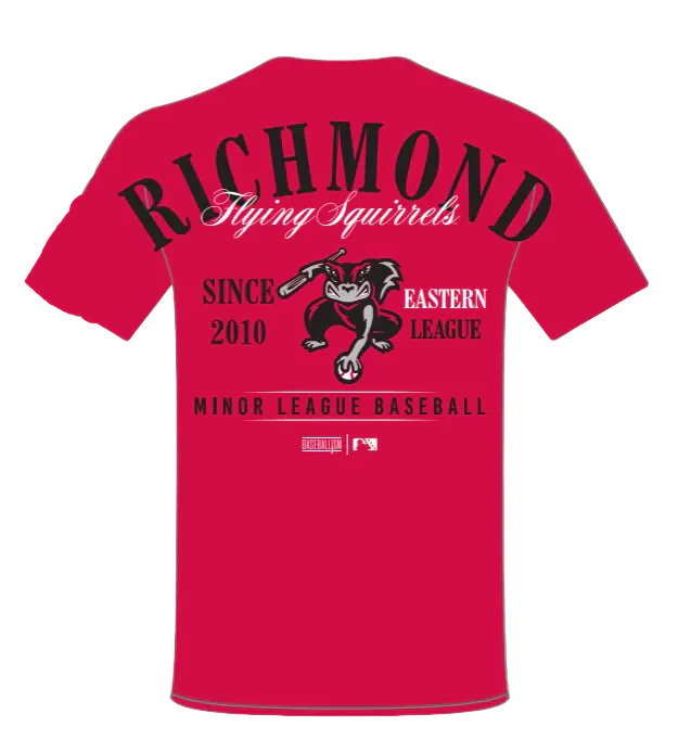 Richmond Flying Squirrels Baseballism Oversize Print Tee - Image 2