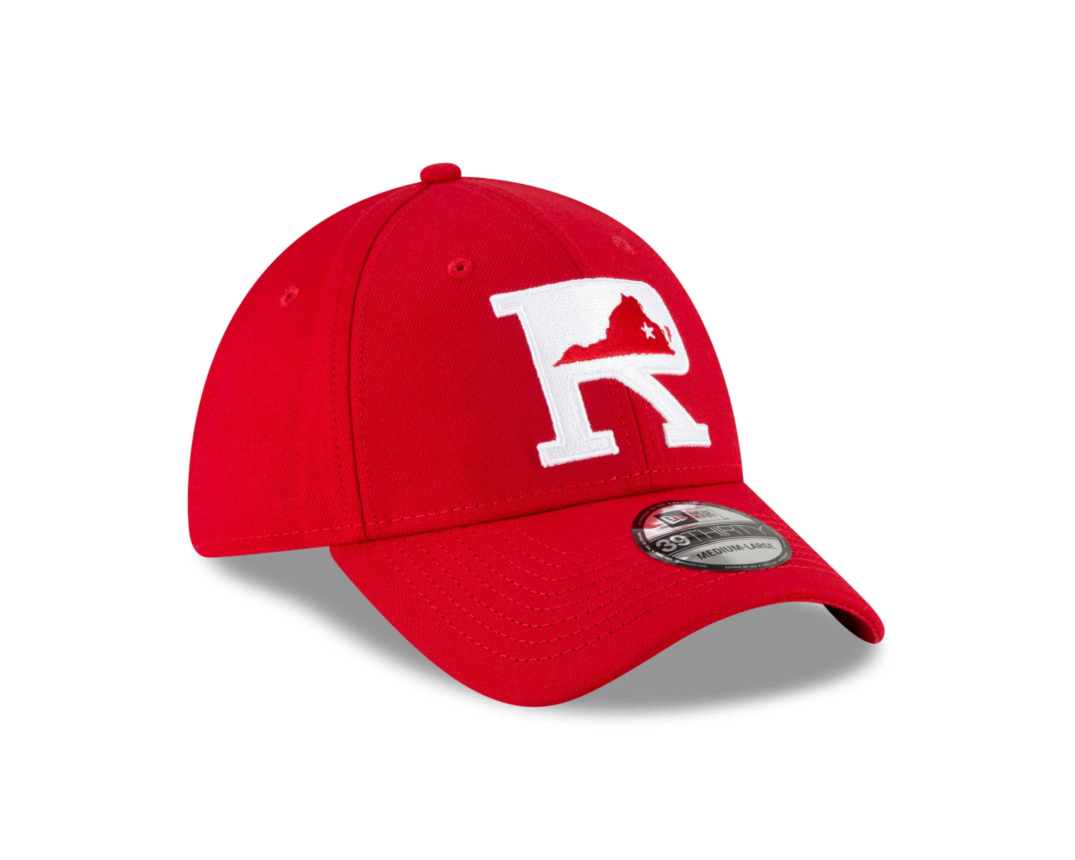 Richmond Flying Squirrels 39Thirty R Fauxback Stretch Fit Cap - Image 3