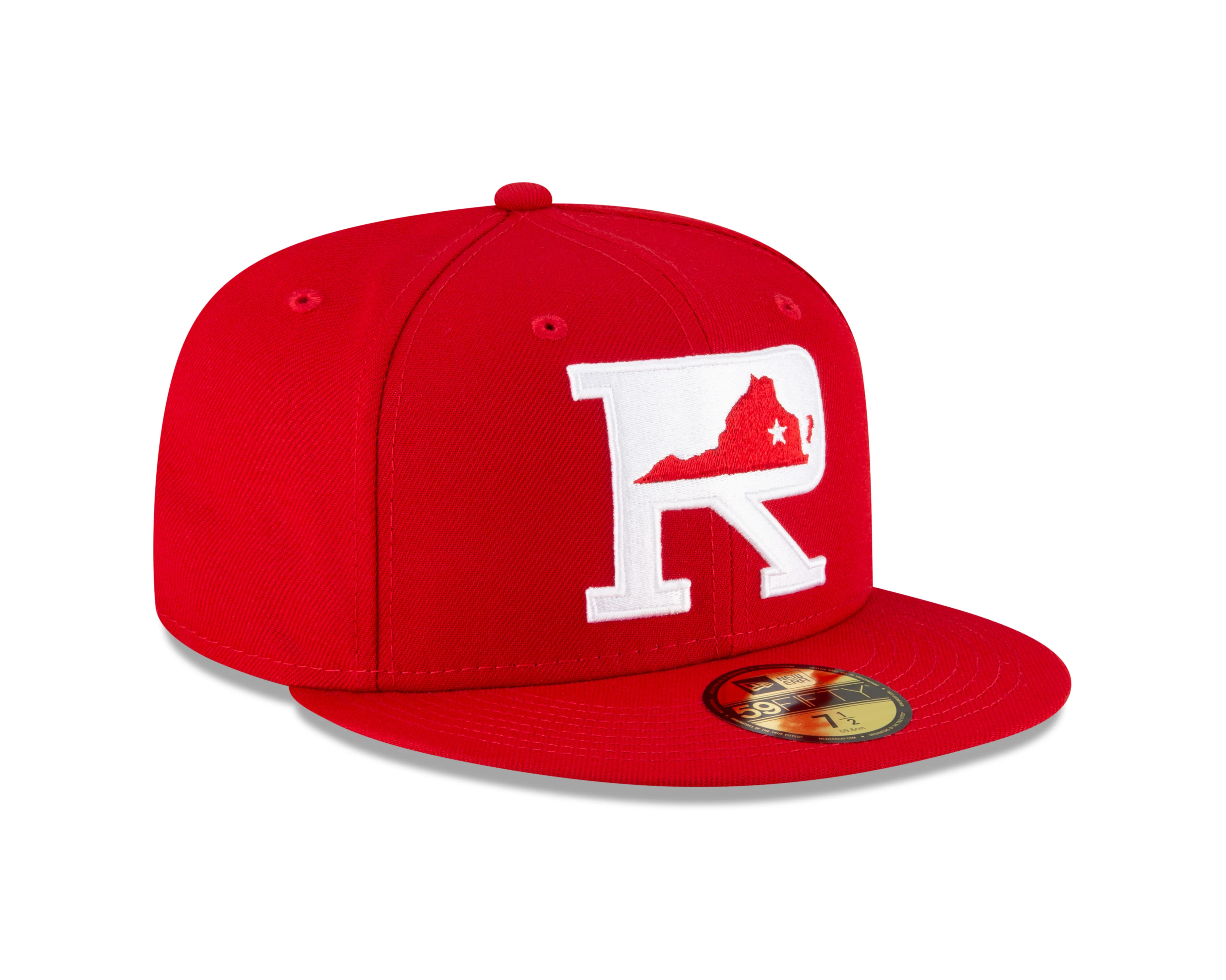 Richmond Flying Squirrels New Era 59Fifty 'R' Fauxback Cap - Image 3